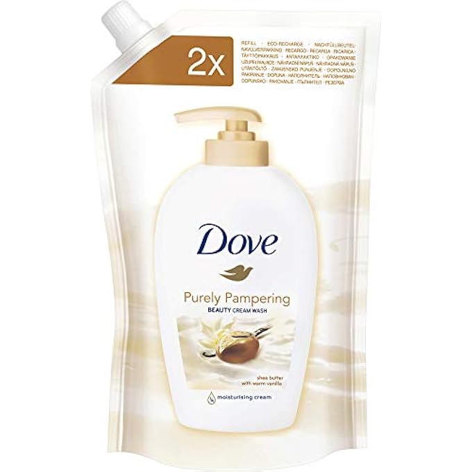 Dove PURELY PAMPERING RICARICA LIQUID SOAP POUCH 500 ML, (PACK OF 1) - Image 1